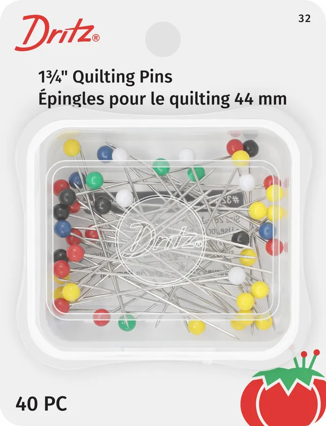 Dritz Quilting Épingles Boule 44 mm Assorties 40 Pièces