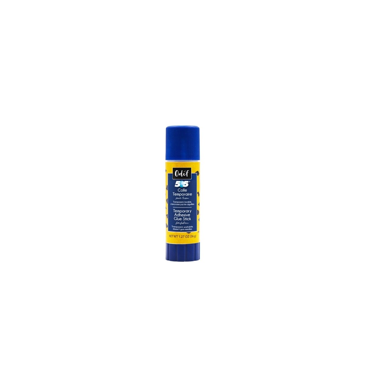 Bohin Colles textiles Odif 505 colle temporaire stick 36g tissu