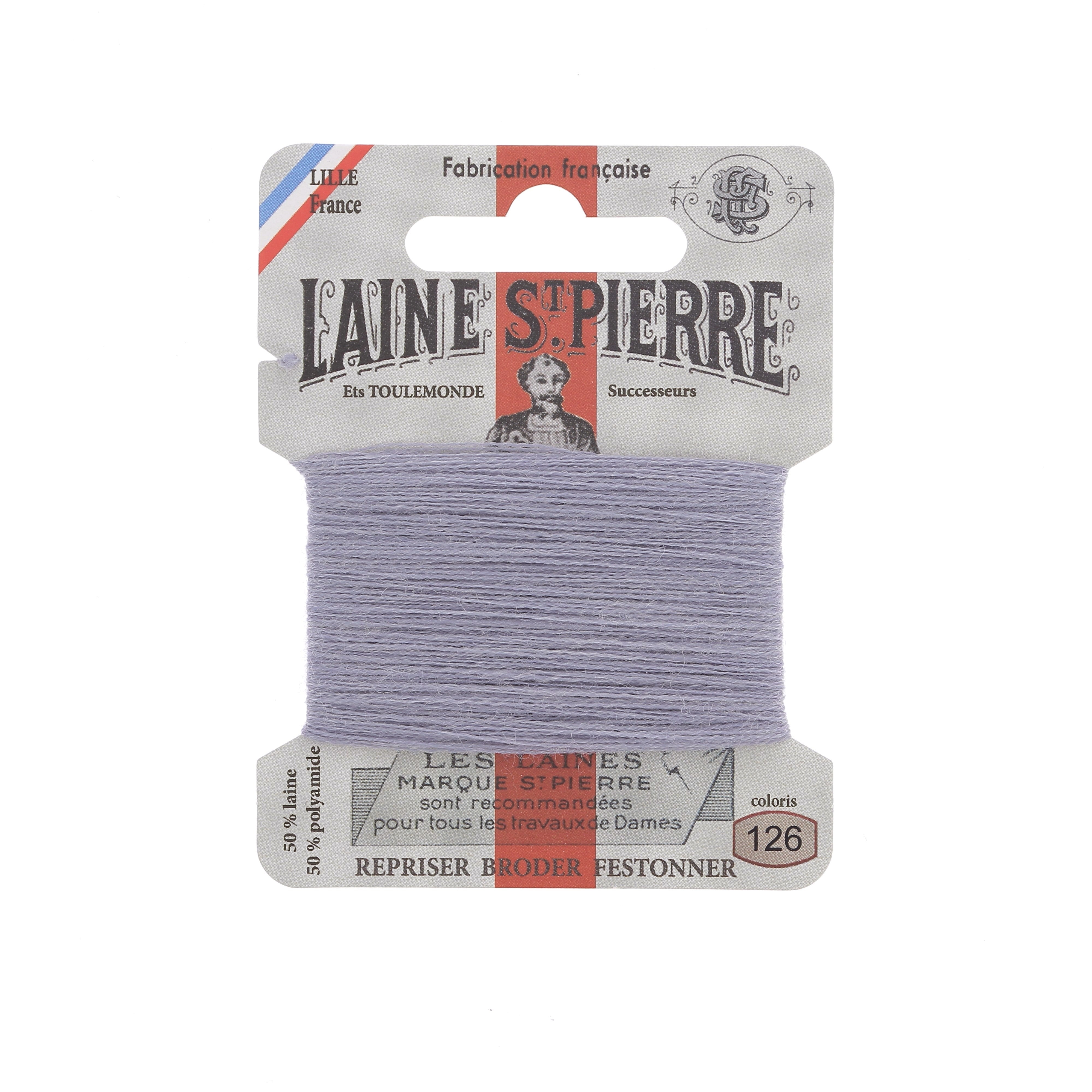 Fil Au Chinois Laine St Pierre fil broderie laine neutre Blanc 100