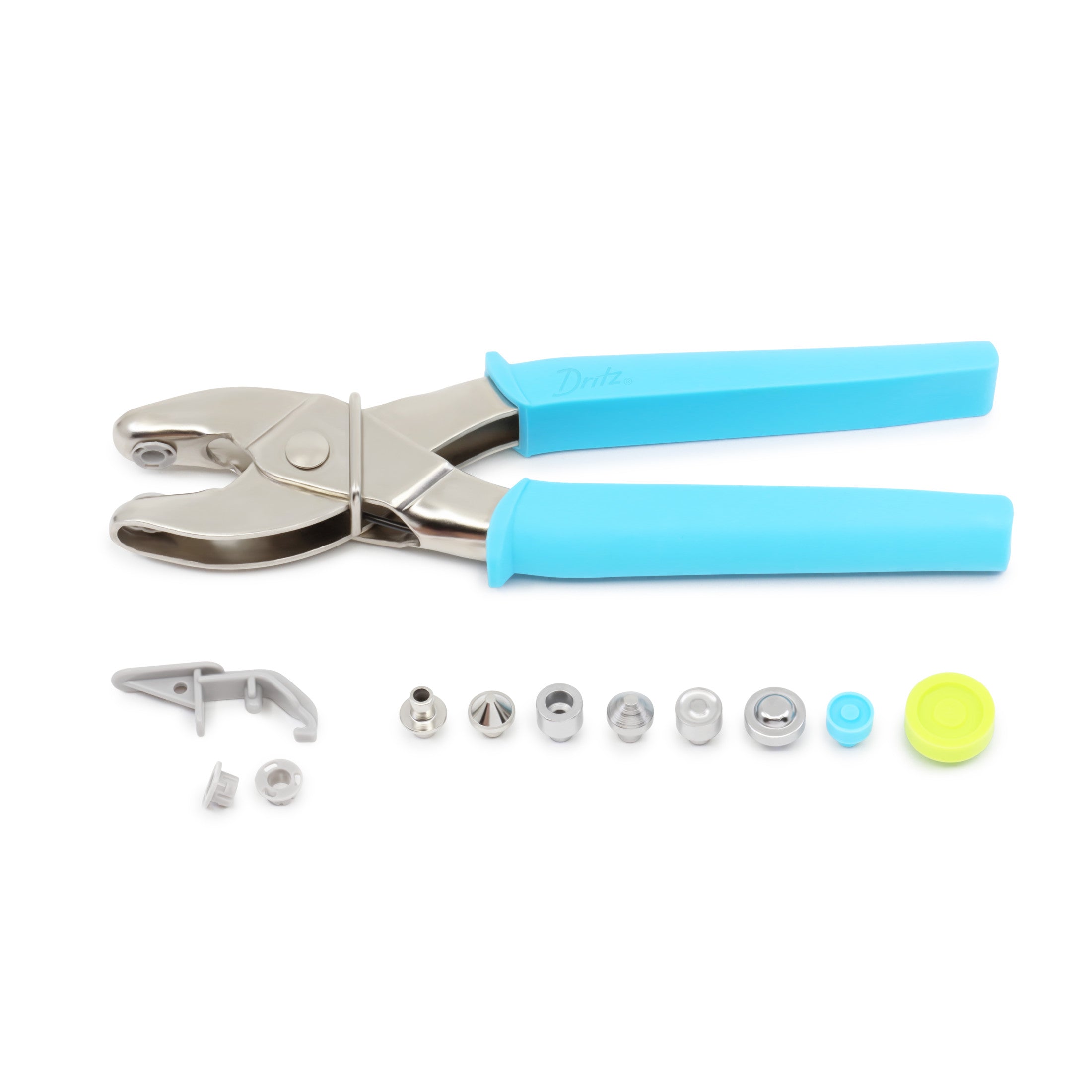 Dritz 574 pince à œillets turquoise 4 mm et 6,35 mm