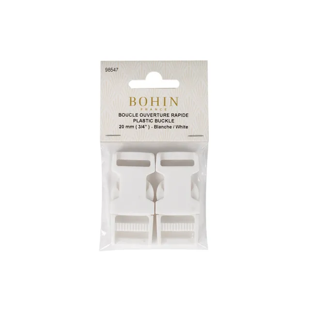 Bohin boucle ouverture rapide plastique sangle 20-30 mm