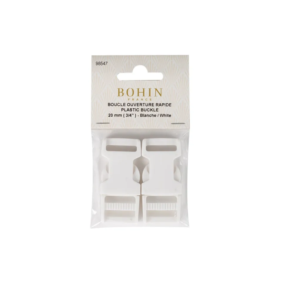 Bohin boucle ouverture rapide plastique sangle 20-30 mm