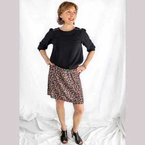Kitac Jupe Kate kit couture femme viscose élastique