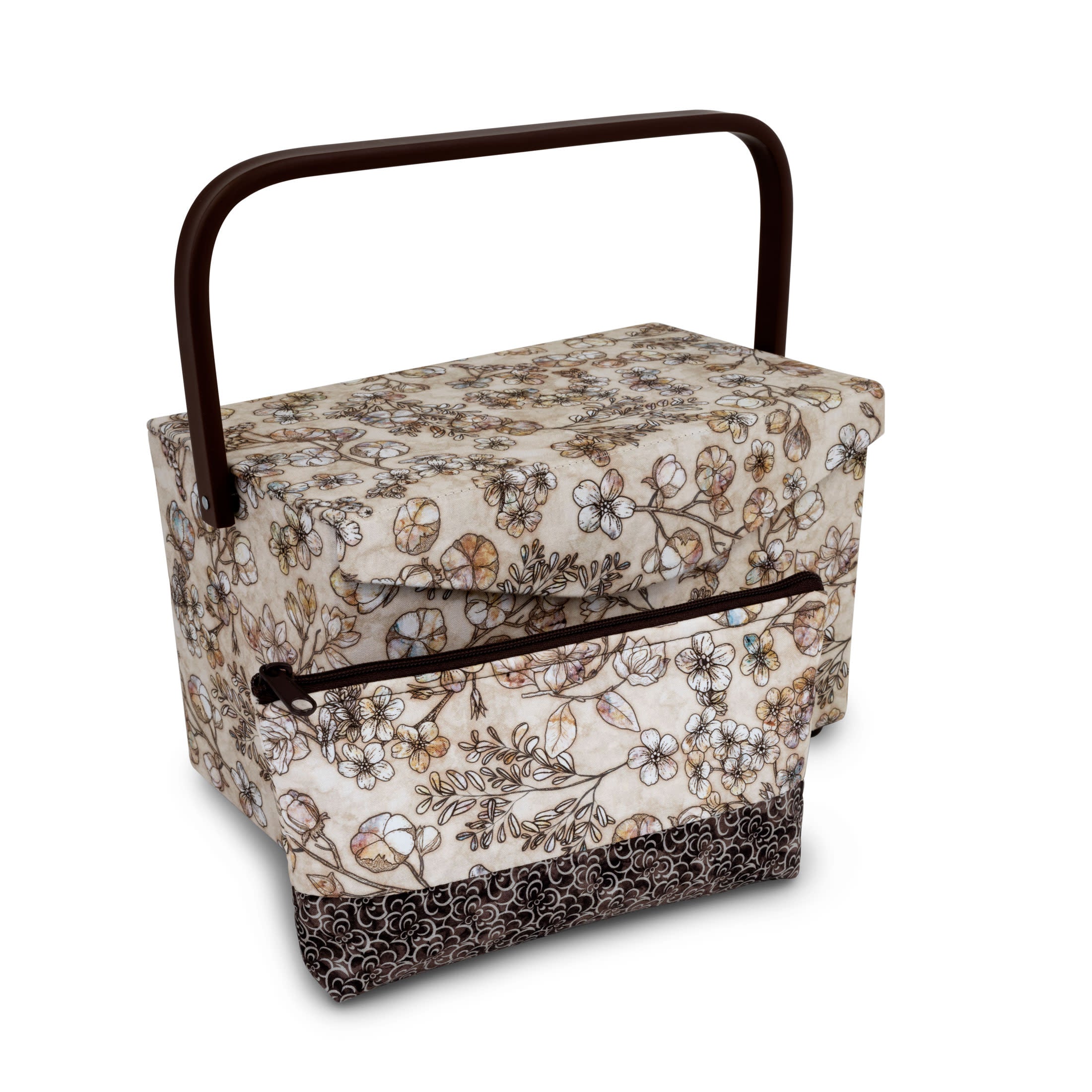 Dritz Z10456 panier couture rectangulaire moyen floral