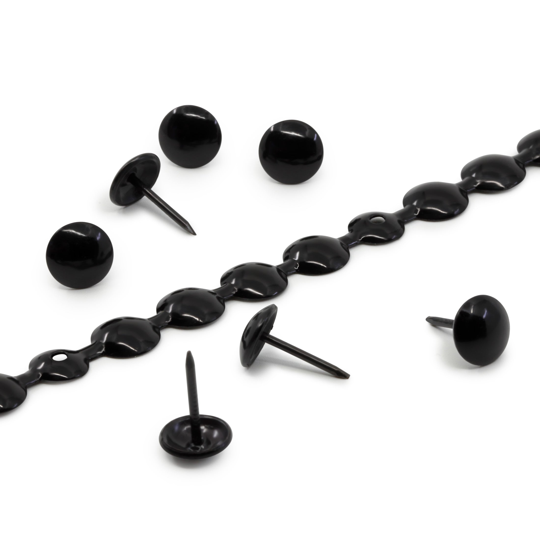 Dritz galon clous tapissier noirs 7/16" 75 pcs