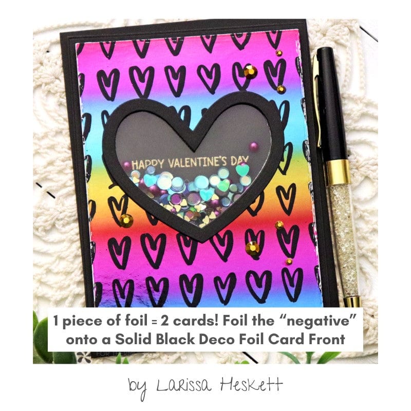 HeatnBond Deco Foil carte toner Smitten 8 feuilles