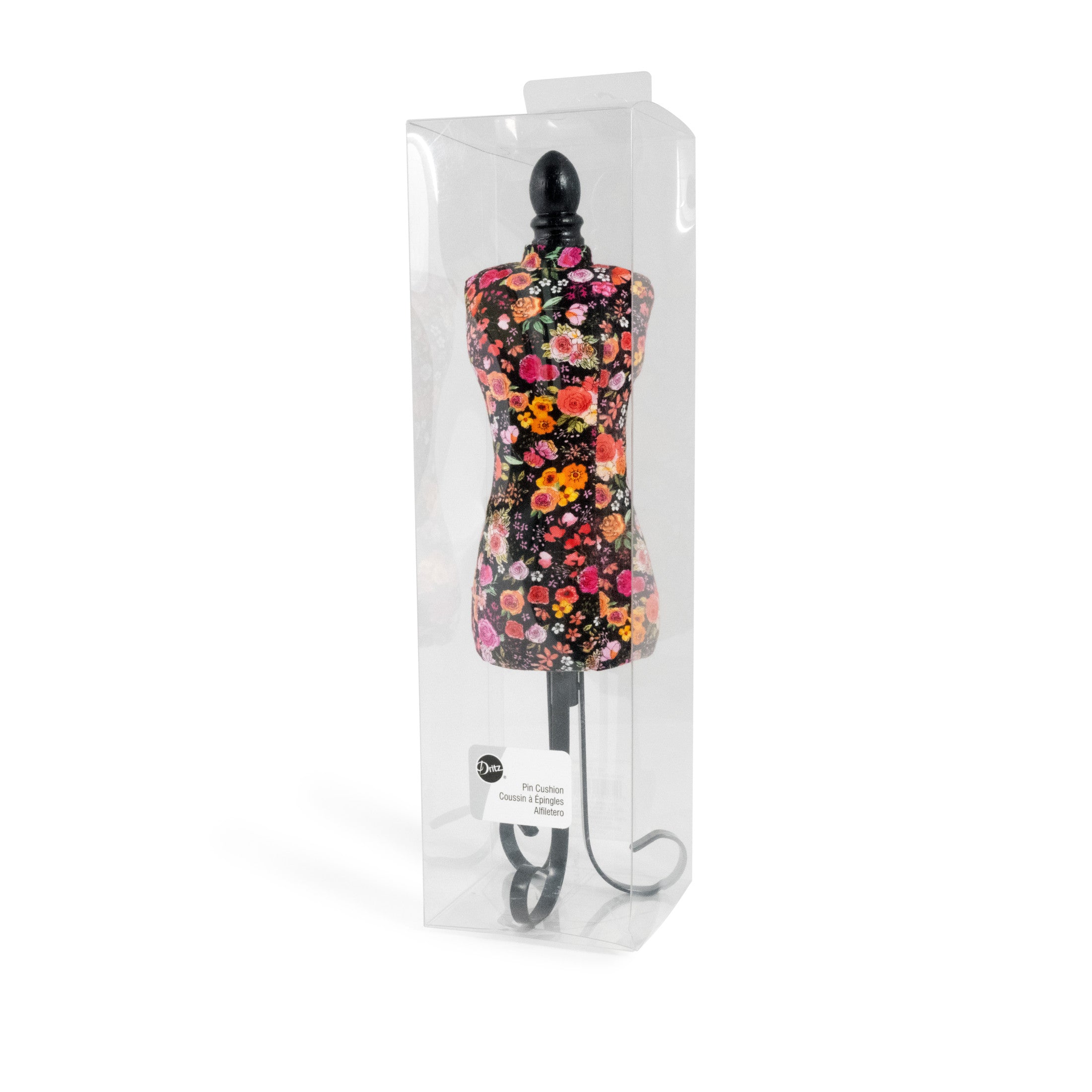 Dritz Adjustable Dress Forms mannequin pique-aiguilles floral 33 cm