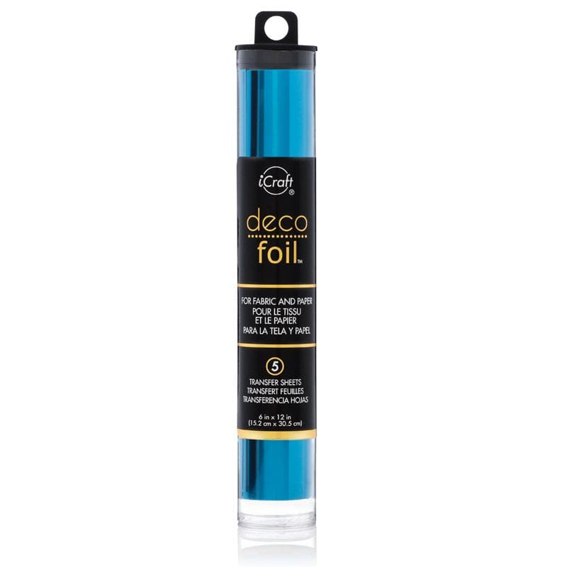 HeatnBond Deco Foil Feuilles Transfert Ocean Blue 5 feuilles