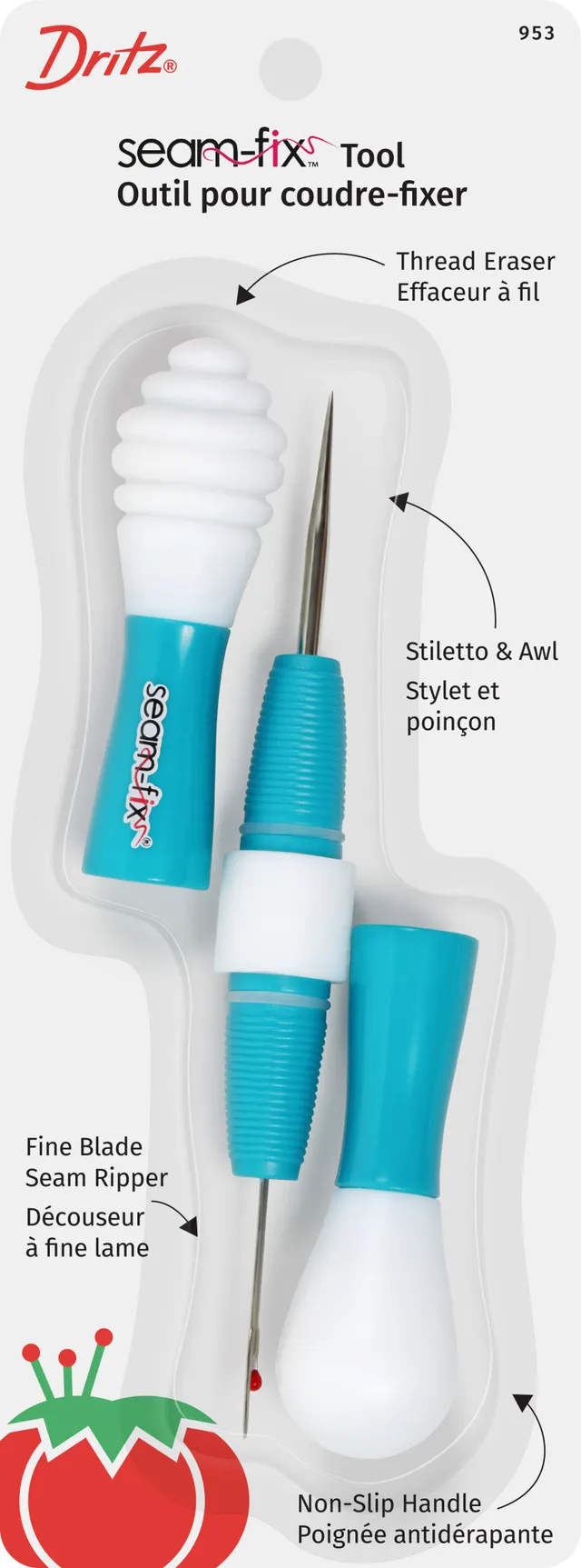 Dritz Seam-Fix Découseur avec Poinçon Alêne et Stylet
