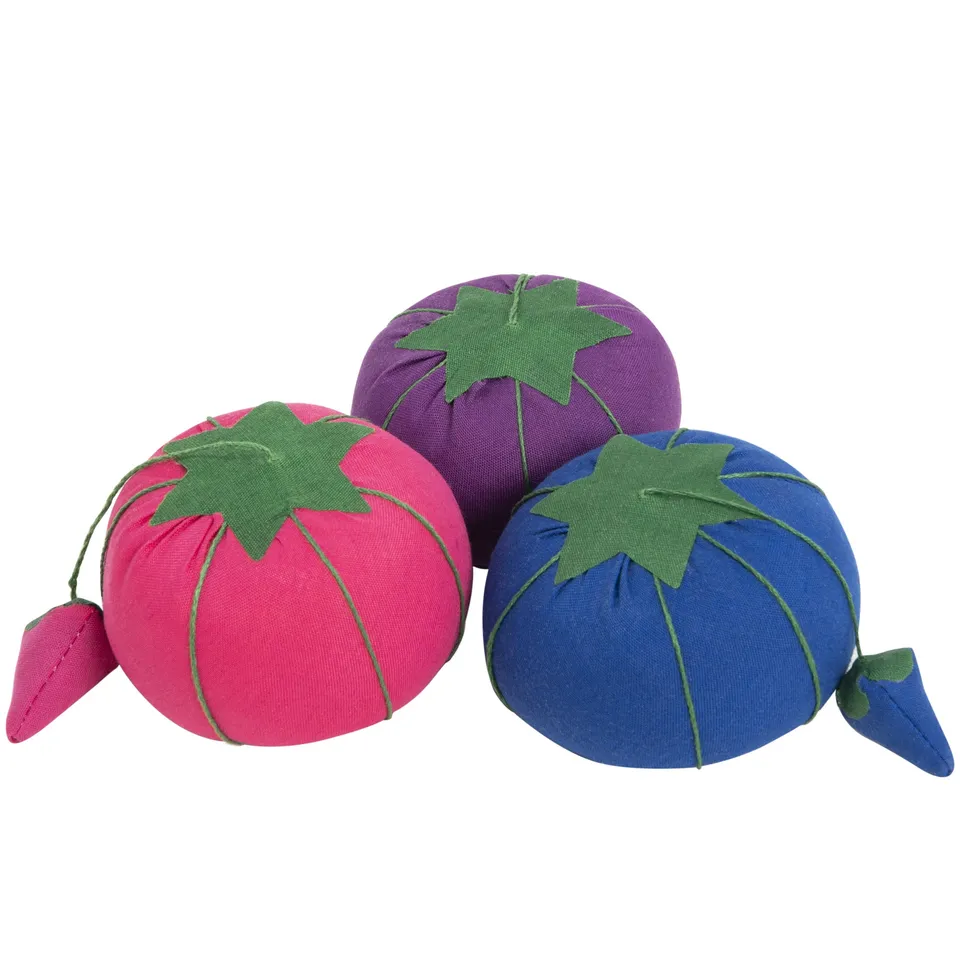 Dritz 737A Pelotes tomate couture lot 3 avec fraise émeri