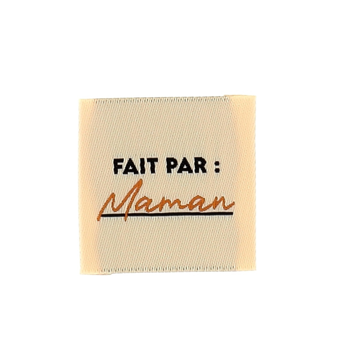 Bohin Étiquettes à coudre Fait par Maman étiquette 3,5 cm