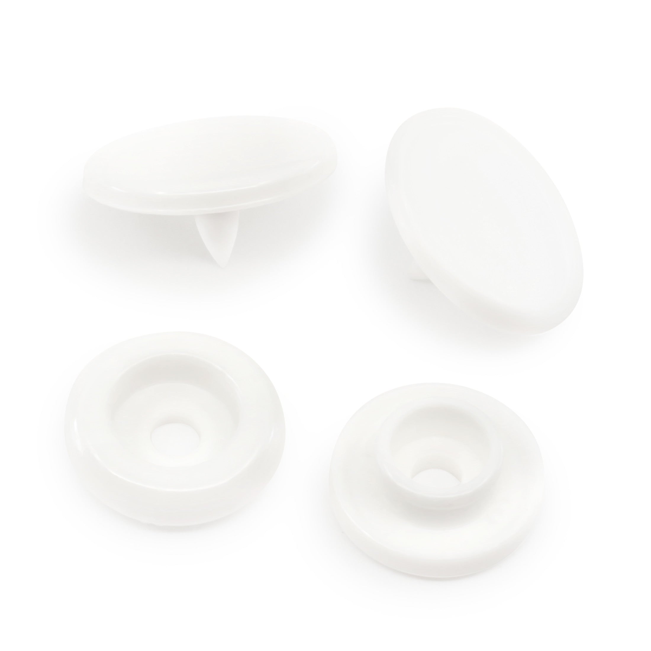 Dritz Fasteners boutons-pression plastique blancs 12 jeux