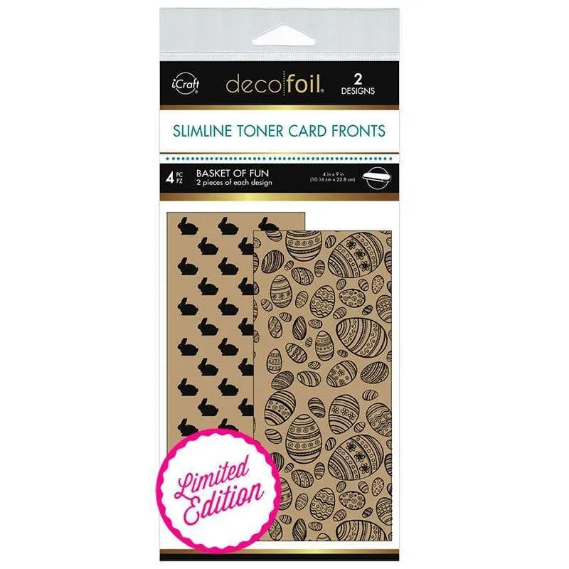 HeatnBond Deco Foil Toner Basket of Fun papier kraft 4 feuilles