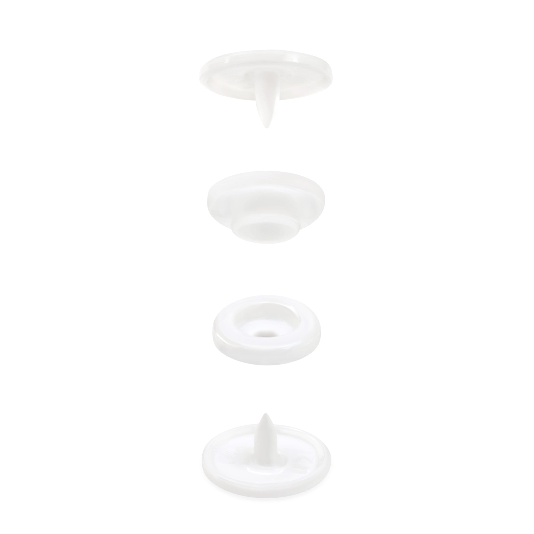 Dritz Fasteners & Closures boutons pression plastique blanc 12mm x60