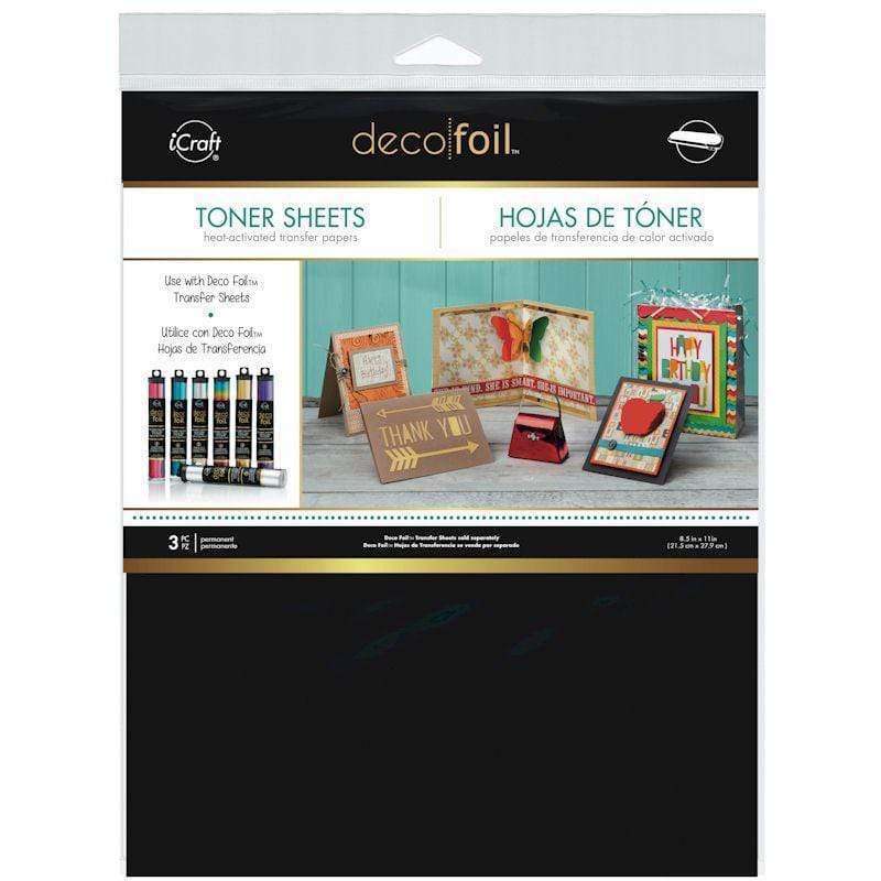 HeatnBond Deco Foil feuilles toner 3 feuilles 21x27 cm