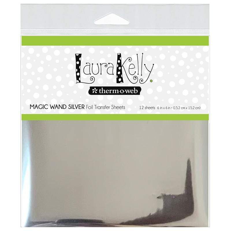 Laura Kelly feuille transfert Magic Wand Silver 12 feuilles argent