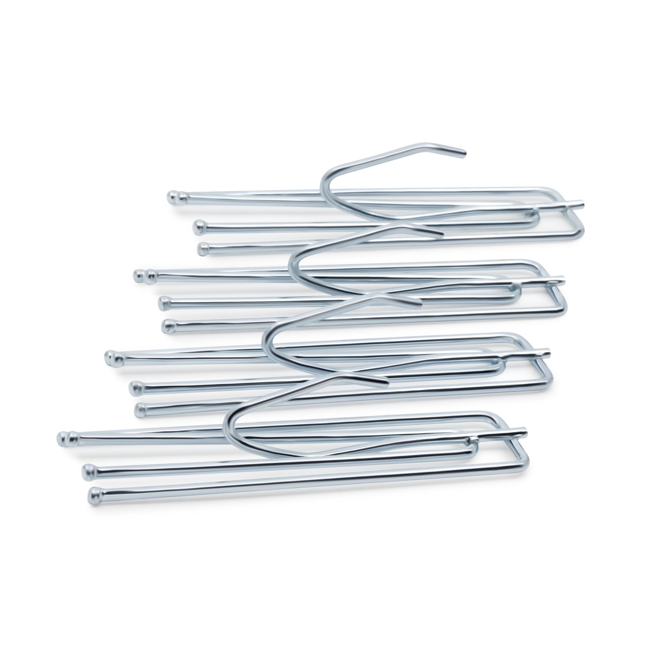 Dritz crochets fronceurs col court argent 14 pièces