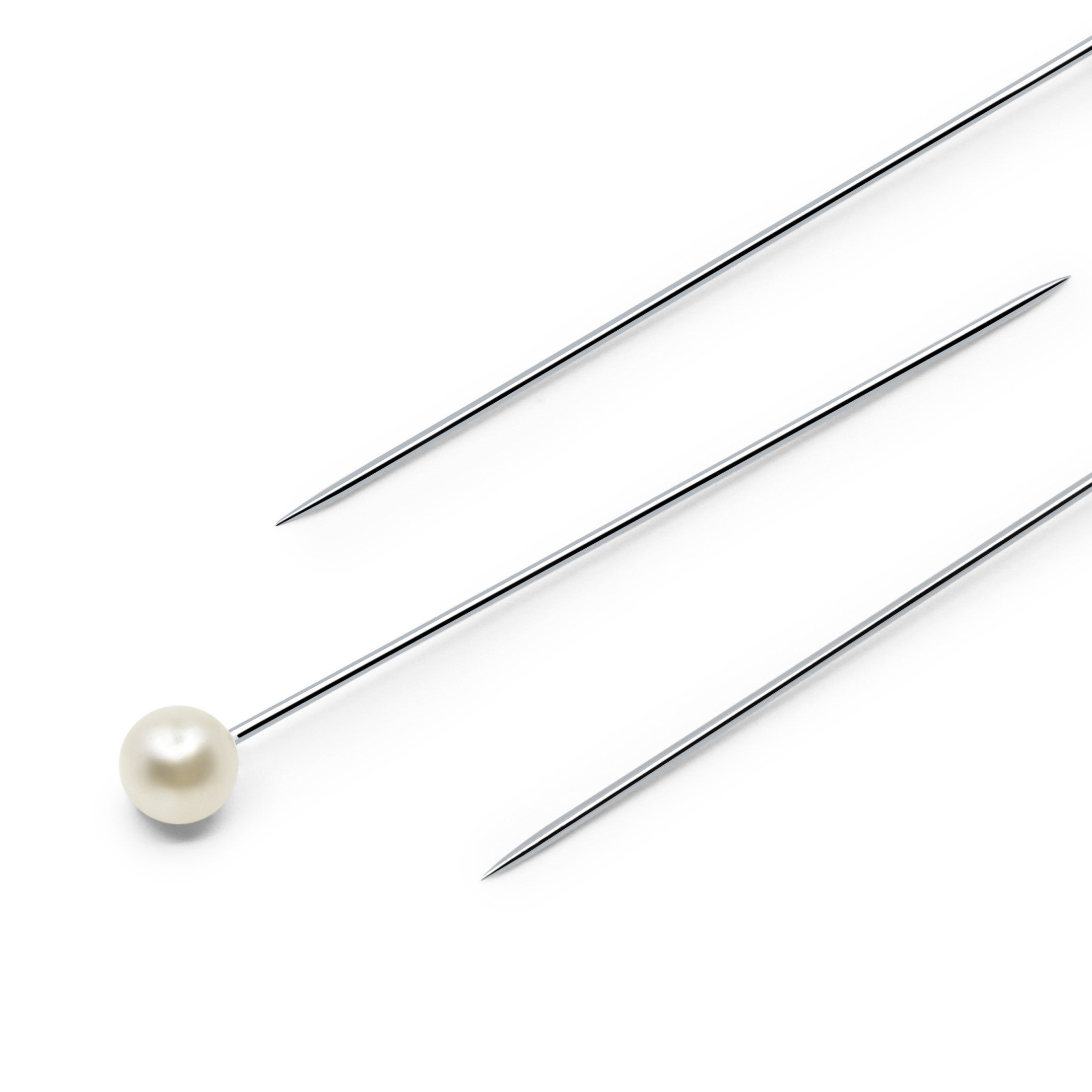 Dritz Épingles tête perle blanche 38 mm 100 pcs acier