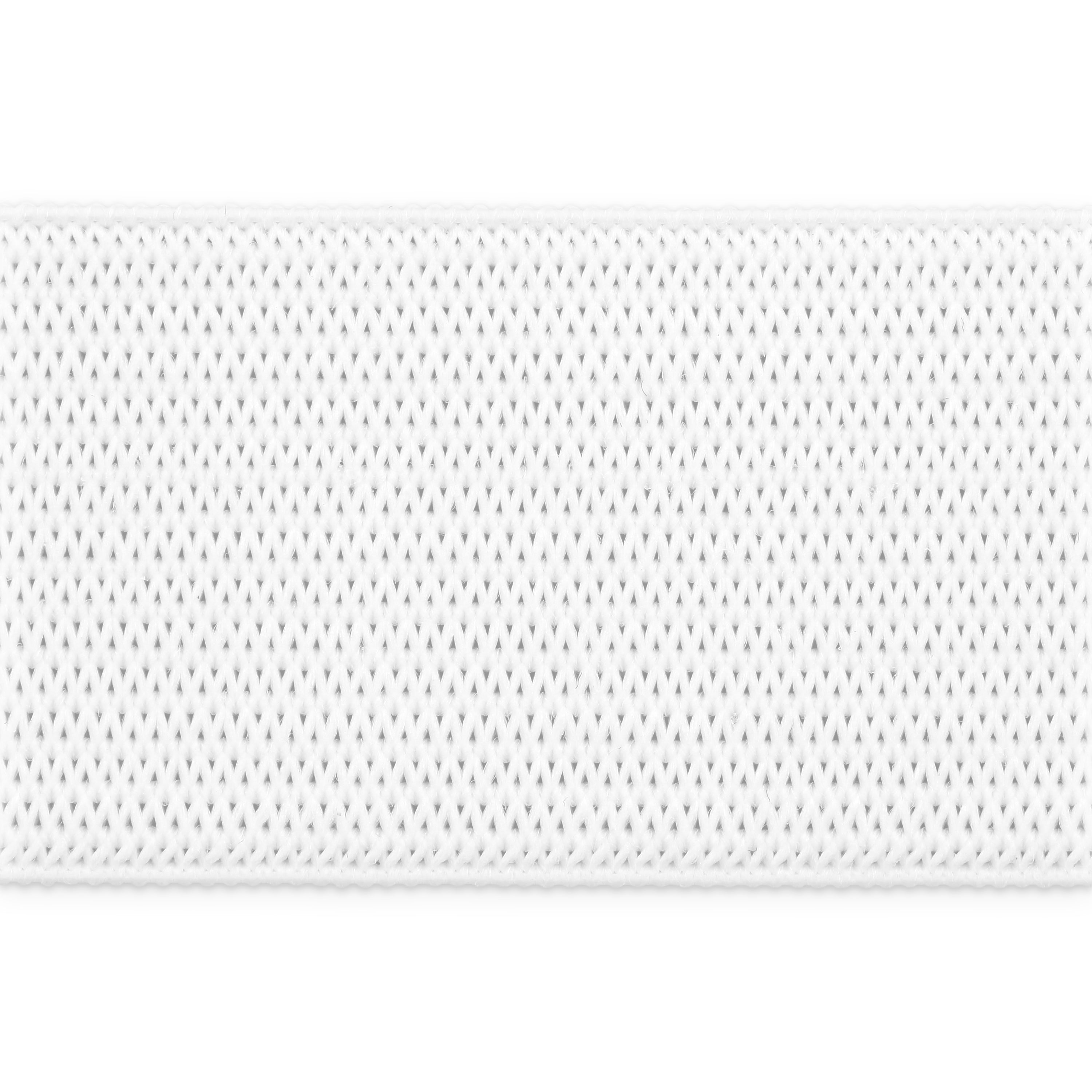 Dritz 9323W Élastique Tricot Anti-Roule Blanc 25 mm 76 cm