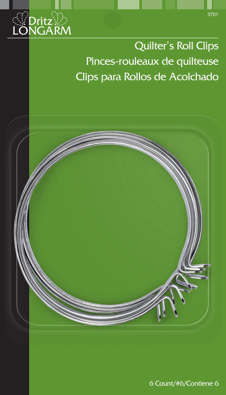 Dritz 3701 clips quilting métal x6