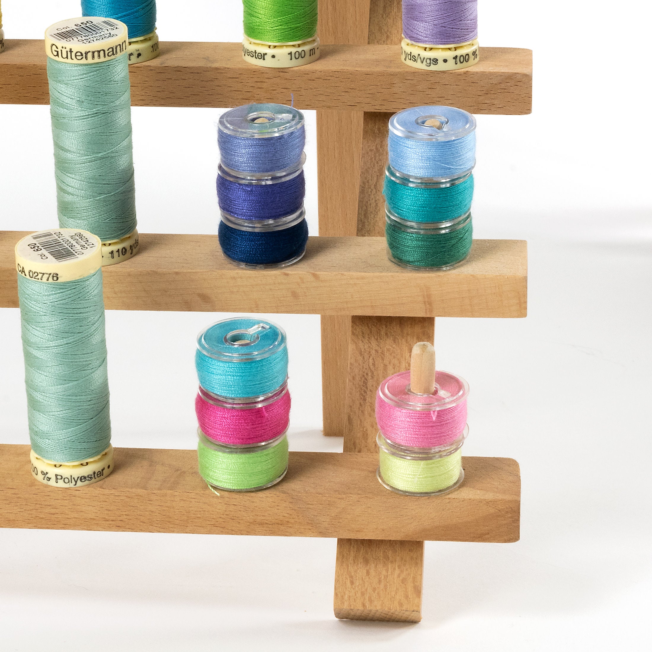 Dritz Wooden Thread Rack Porte-Fils Bois 60 Bobines