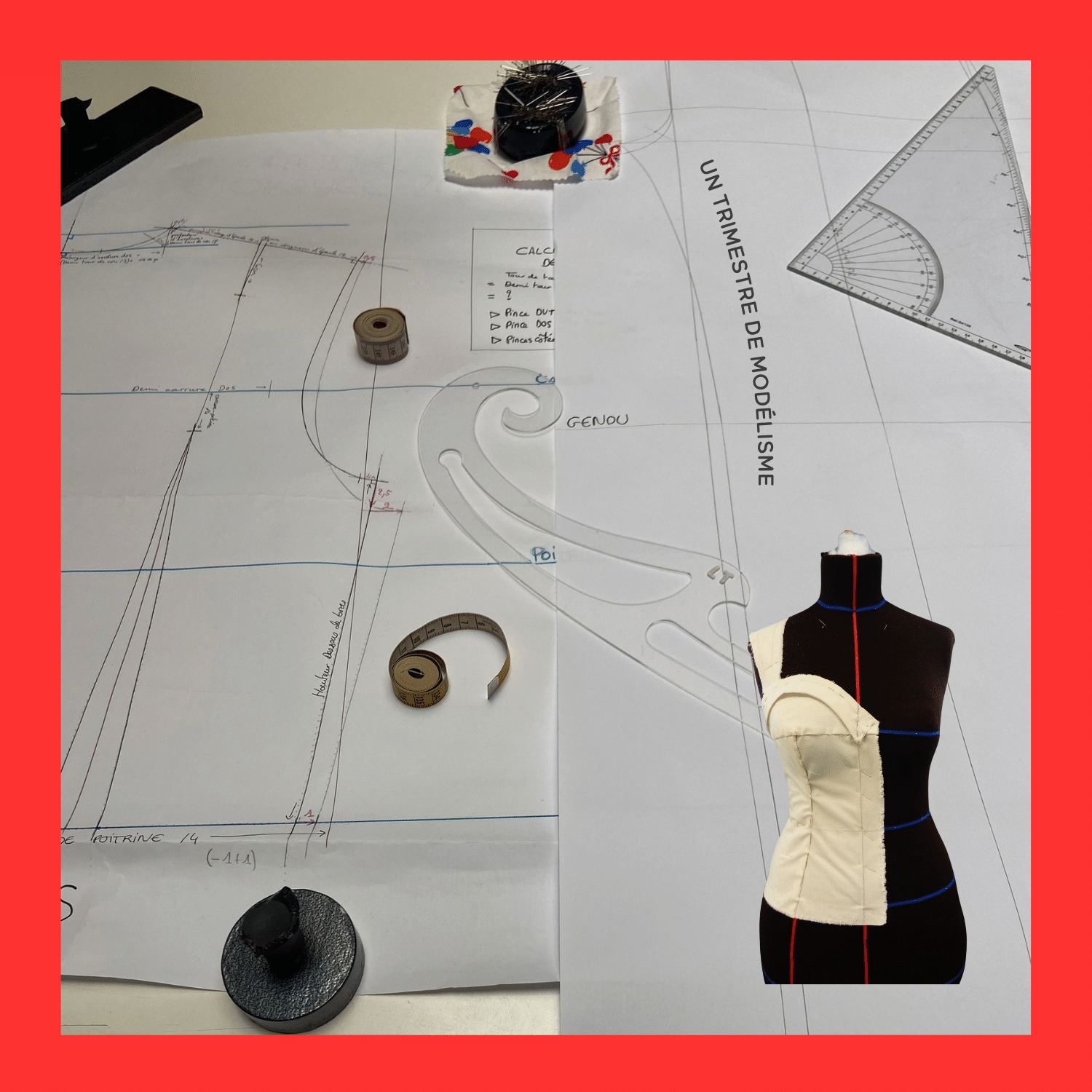 La Textilerie Modélisme Trimestre découverte coupe moulage