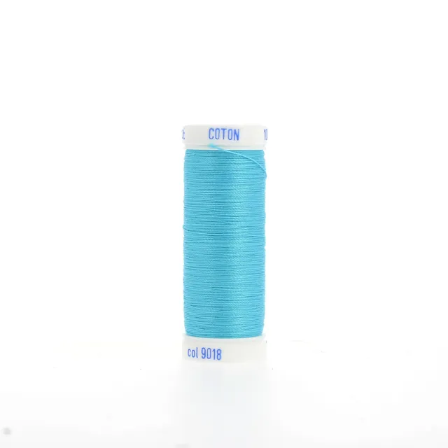 Bohin Lebaufil fil à coudre coton Bleu 9018 bobine 100 m
