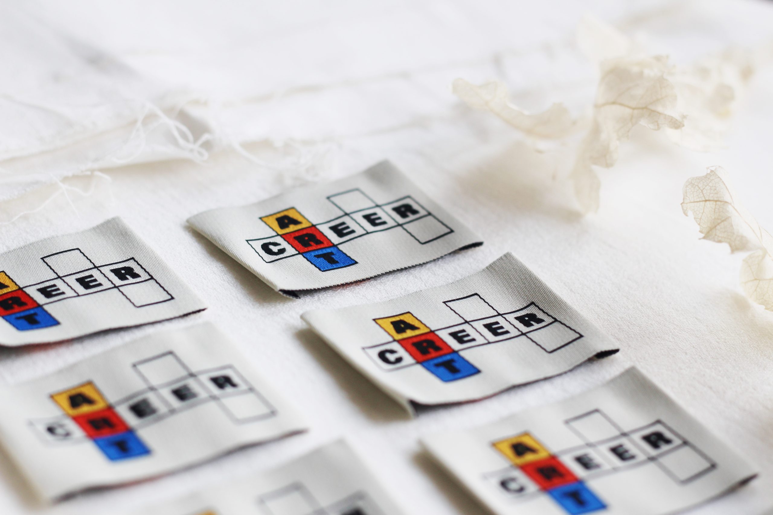 La Petite Maison Couture Créer=Art étiquettes à coudre Bauhaus x8