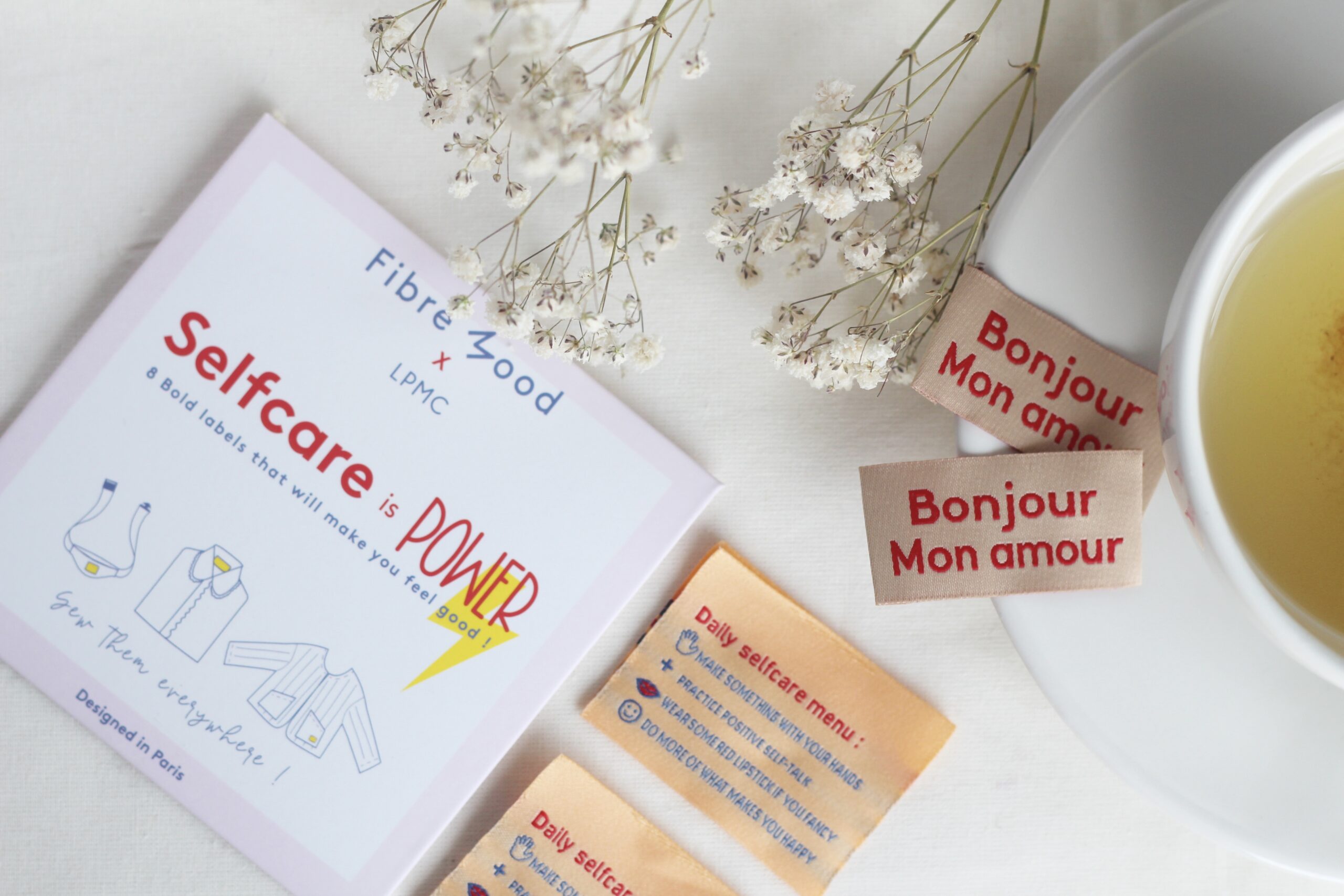 La Petite Maison Couture Selfcare is power étiquette x8 limitée