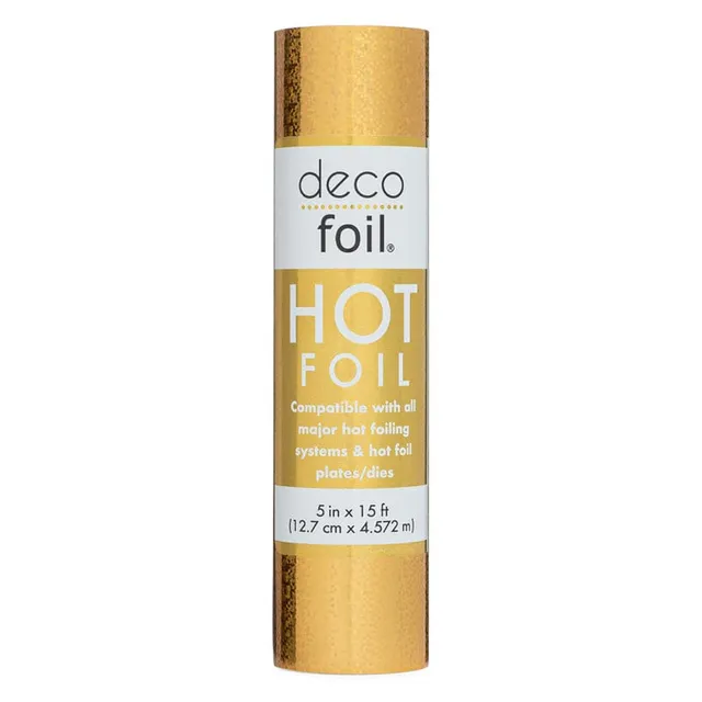 Deco Foil rouleau foil à chaud Gold Stardust 12,7cm x 4,57m