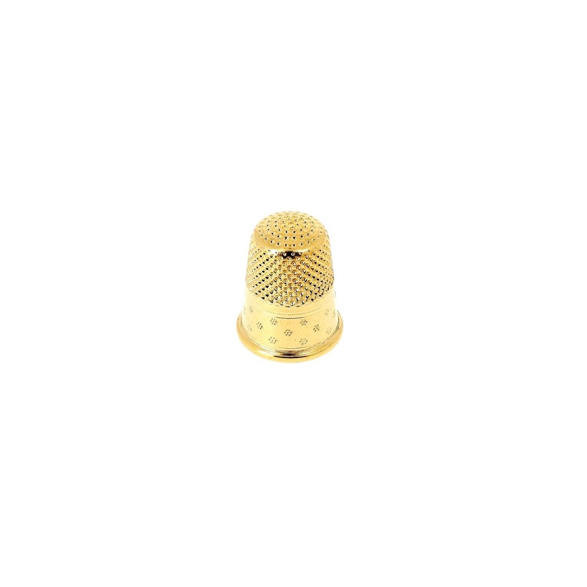 Bohin Accessoires de confection Dé à coudre or 17,60 mm laiton
