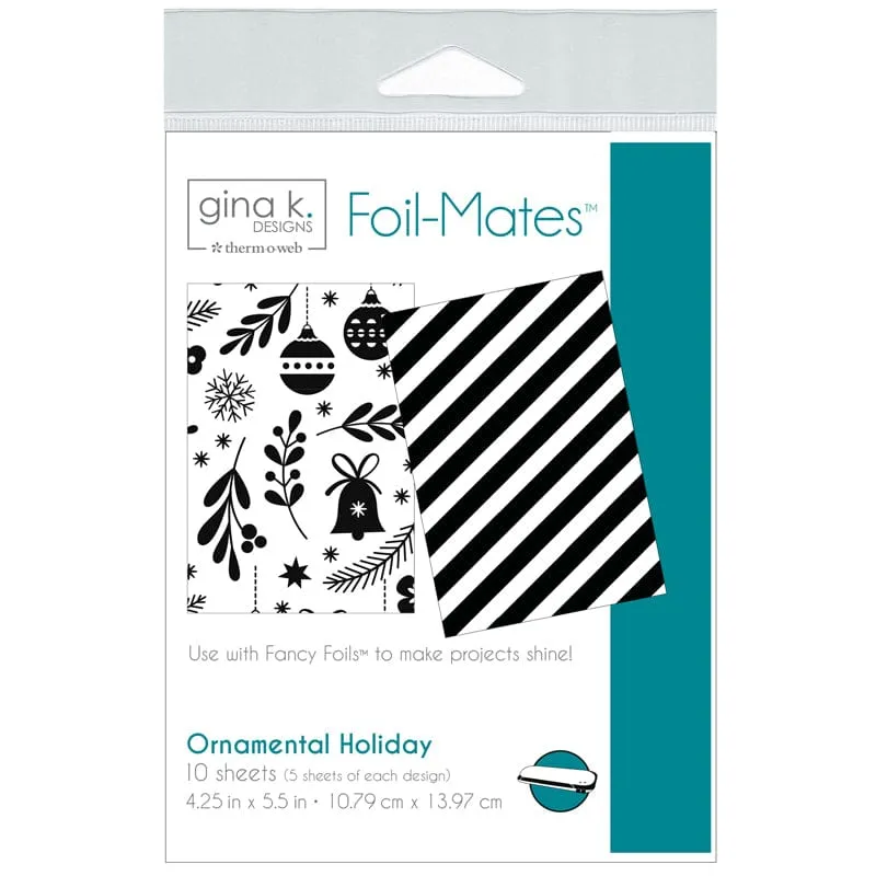 HeatnBond Gina K. Ornamental Holiday 10 feuilles A2