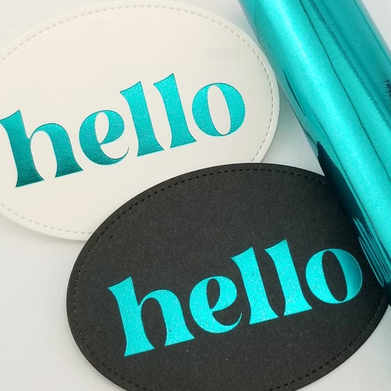 Deco Foil Hot rouleau hot foil bleu ciel Aqua Sky 12,7 cm x 4,57 m