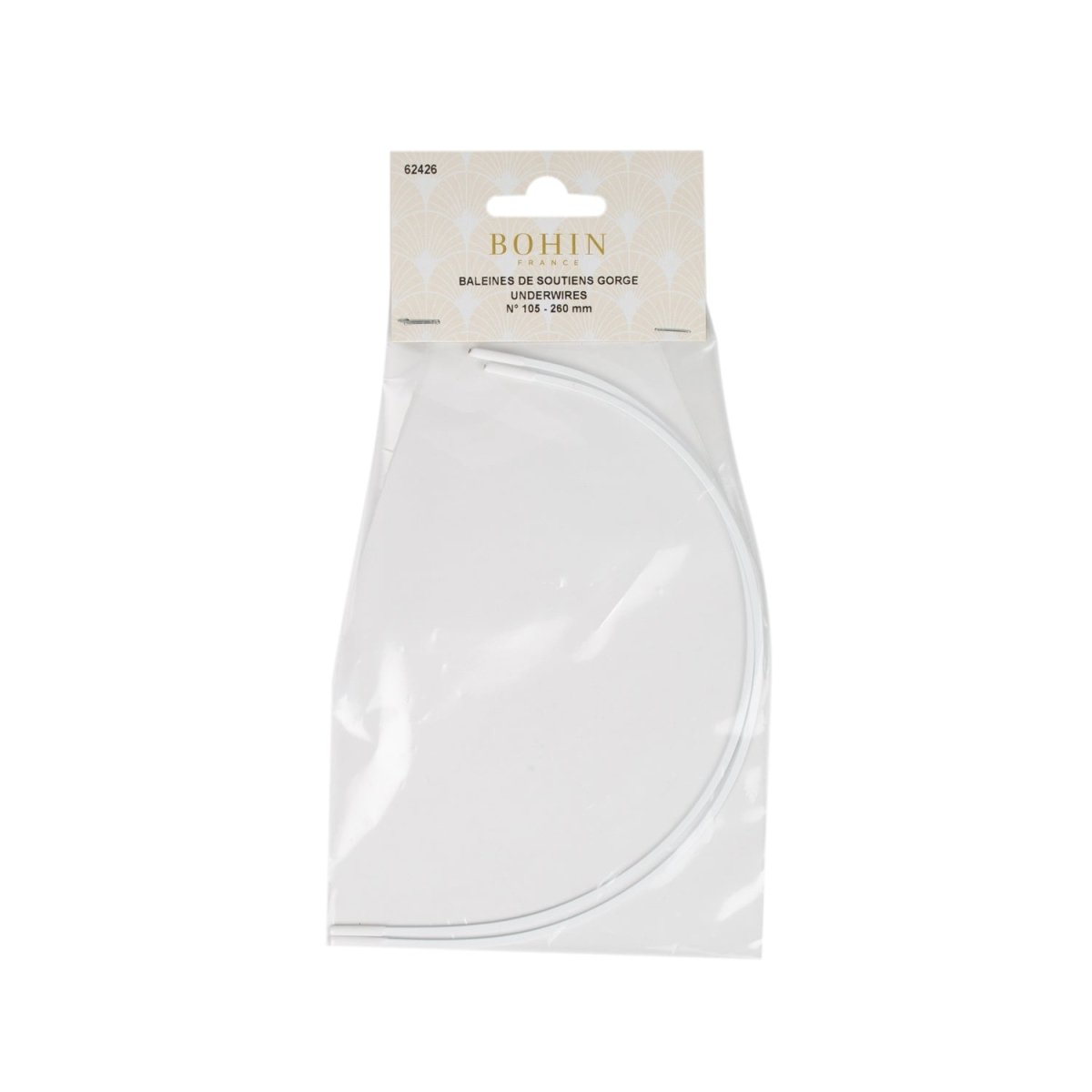 Bohin Accessoires de lingerie Baleines de soutien gorge N°90 acier