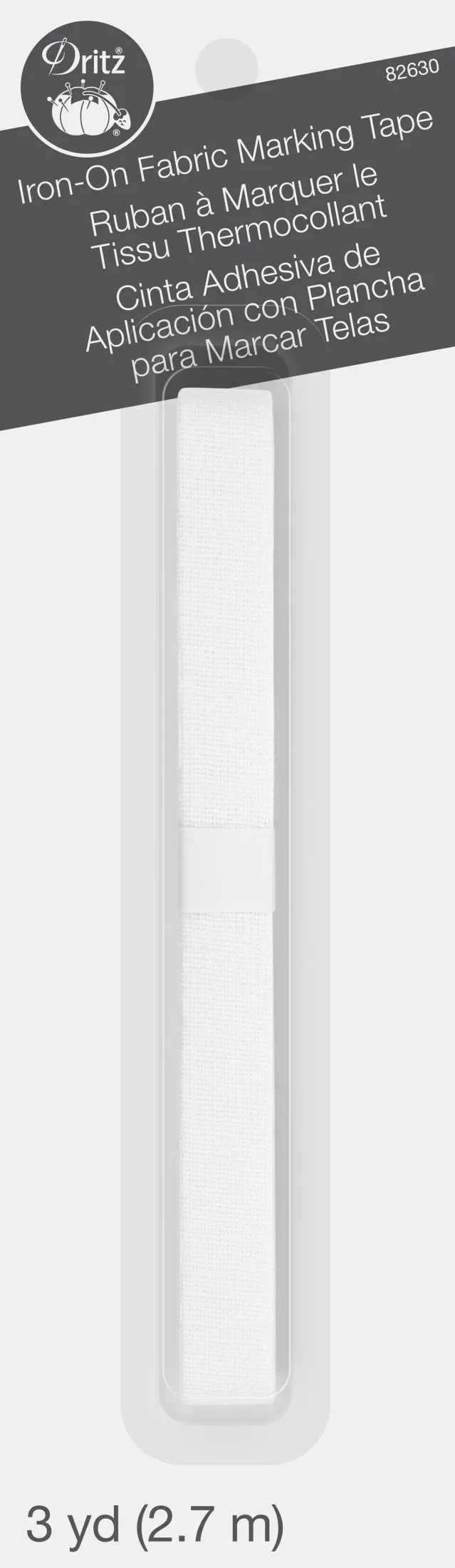 Dritz Ruban thermocollant marquage 82630 10mm x2,7m