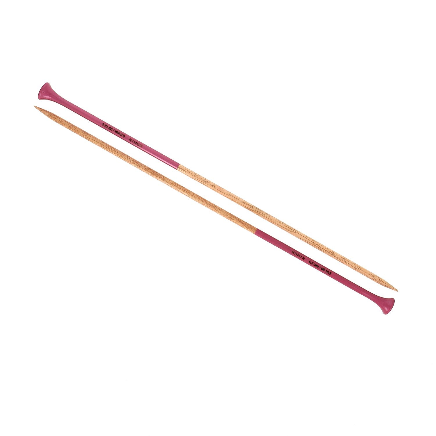 Bohin Aiguilles à tricoter bois 40 cm N°5 vert