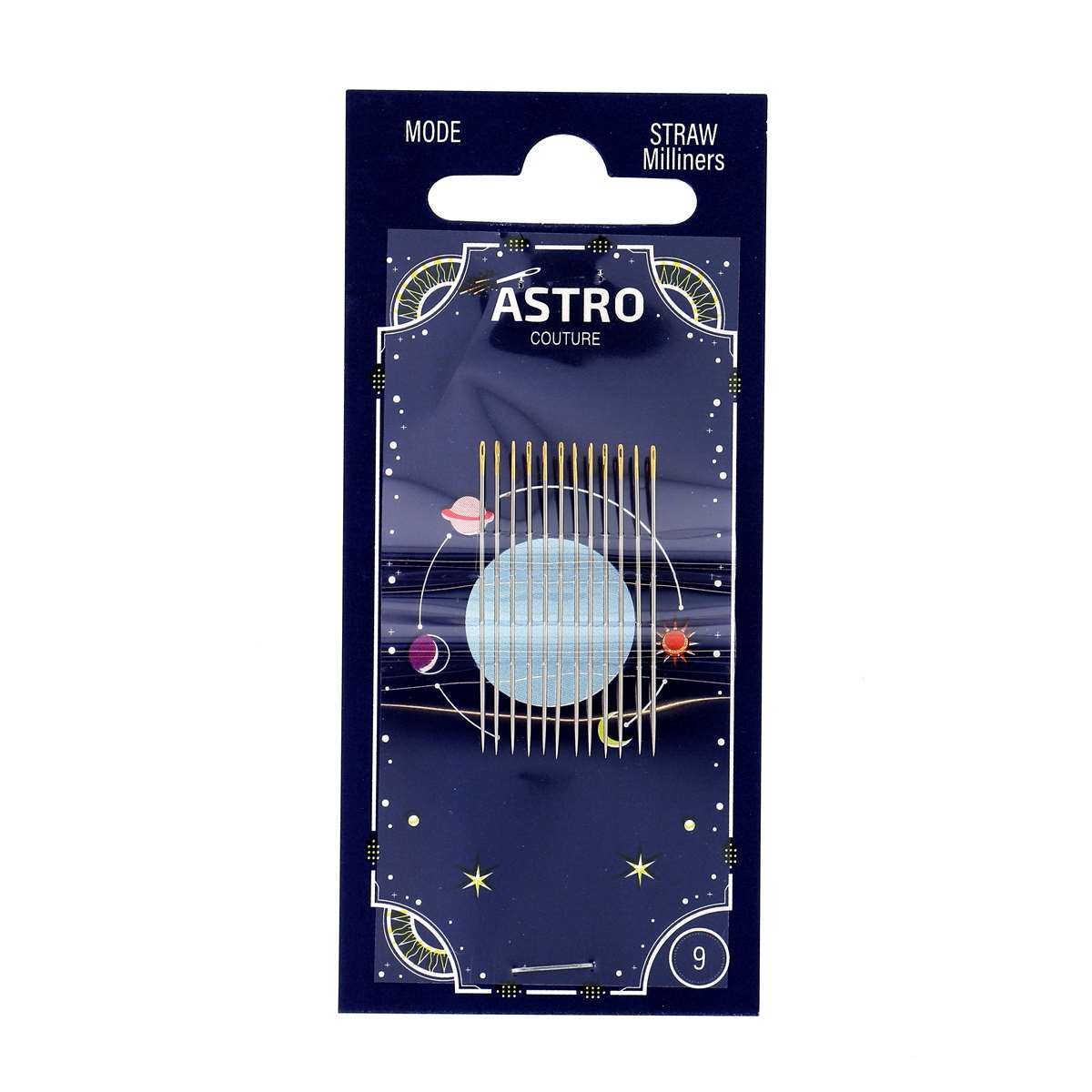 Bohin Astro Couture aiguilles mode N°7 tissu fin x12
