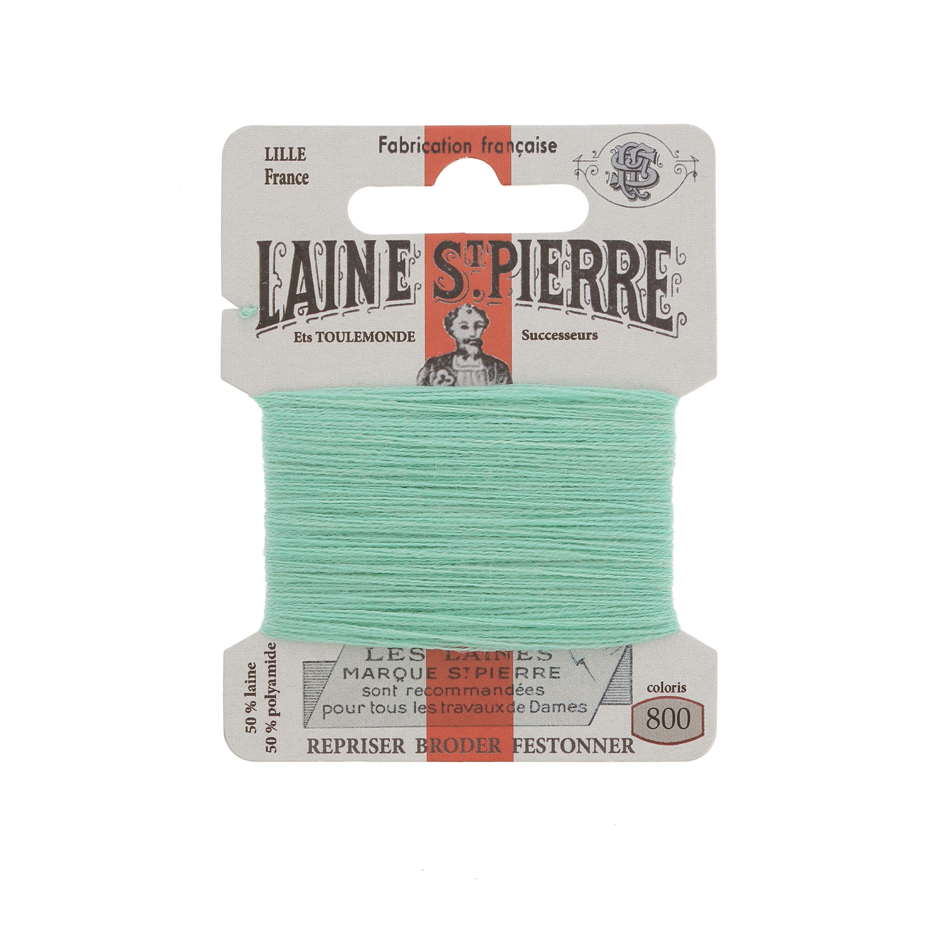 Fil Au Chinois Laine St Pierre fil broder vert laine