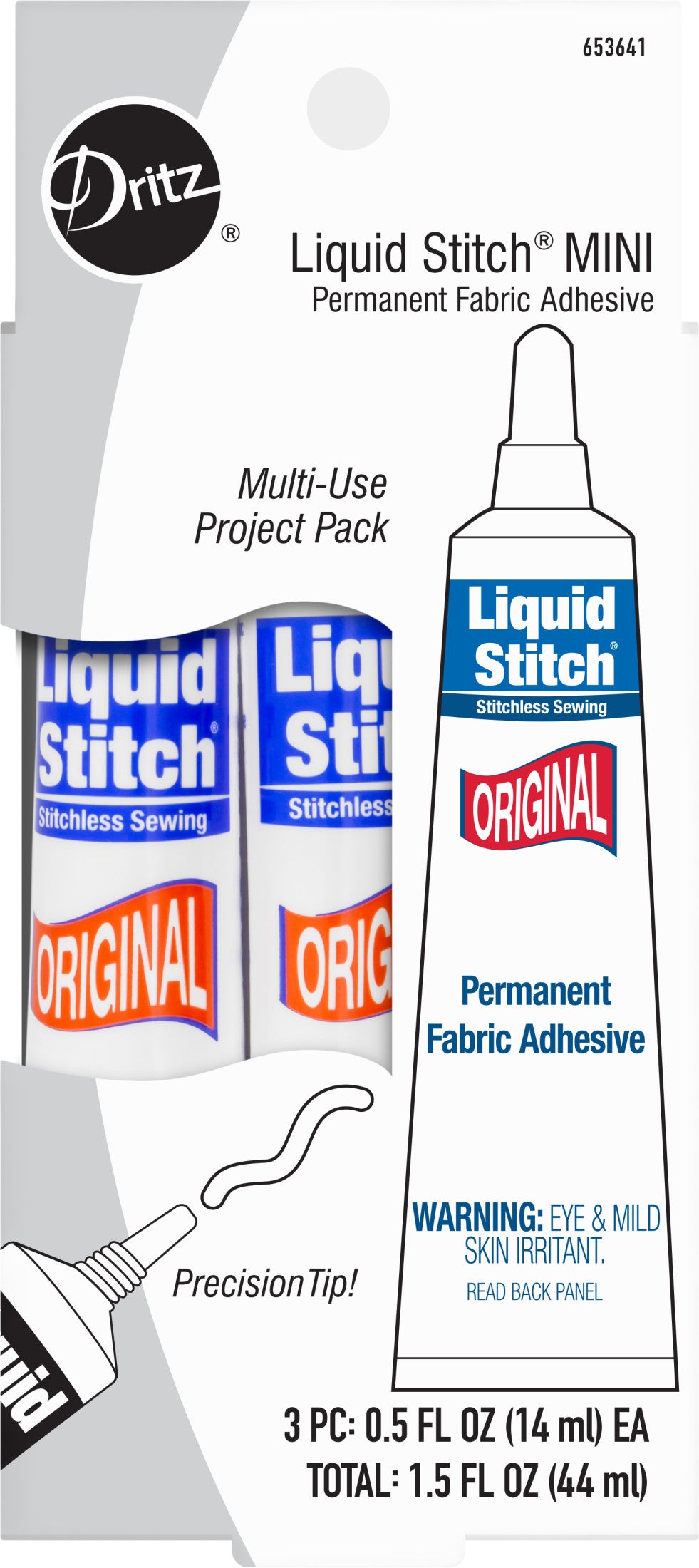Dritz Liquid Stitch colle tissu permanente 2 oz