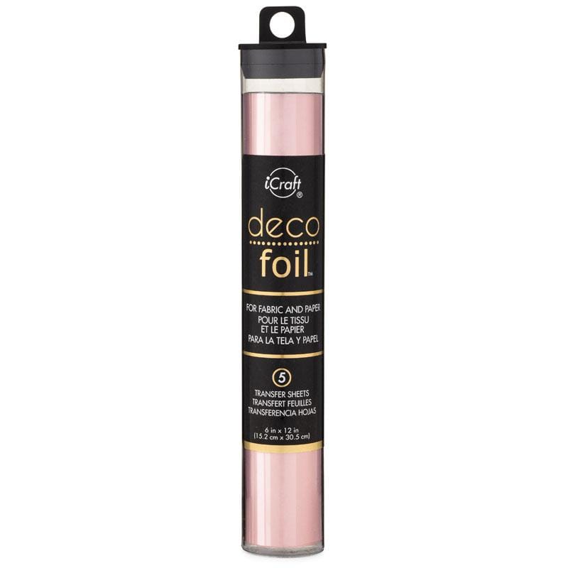 HeatnBond Deco Foil feuilles transfert Pink Quartz brillant