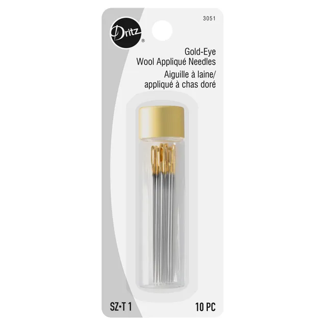 Dritz aiguilles appliqué laine n°1 x10