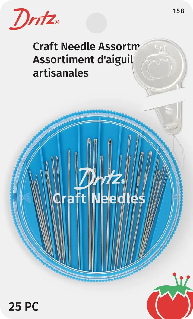 Dritz aiguilles main assorties + enfileur x25