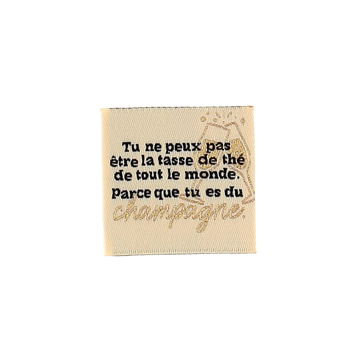 Bohin Étiquette à coudre Tasse de thé 3,5 cm