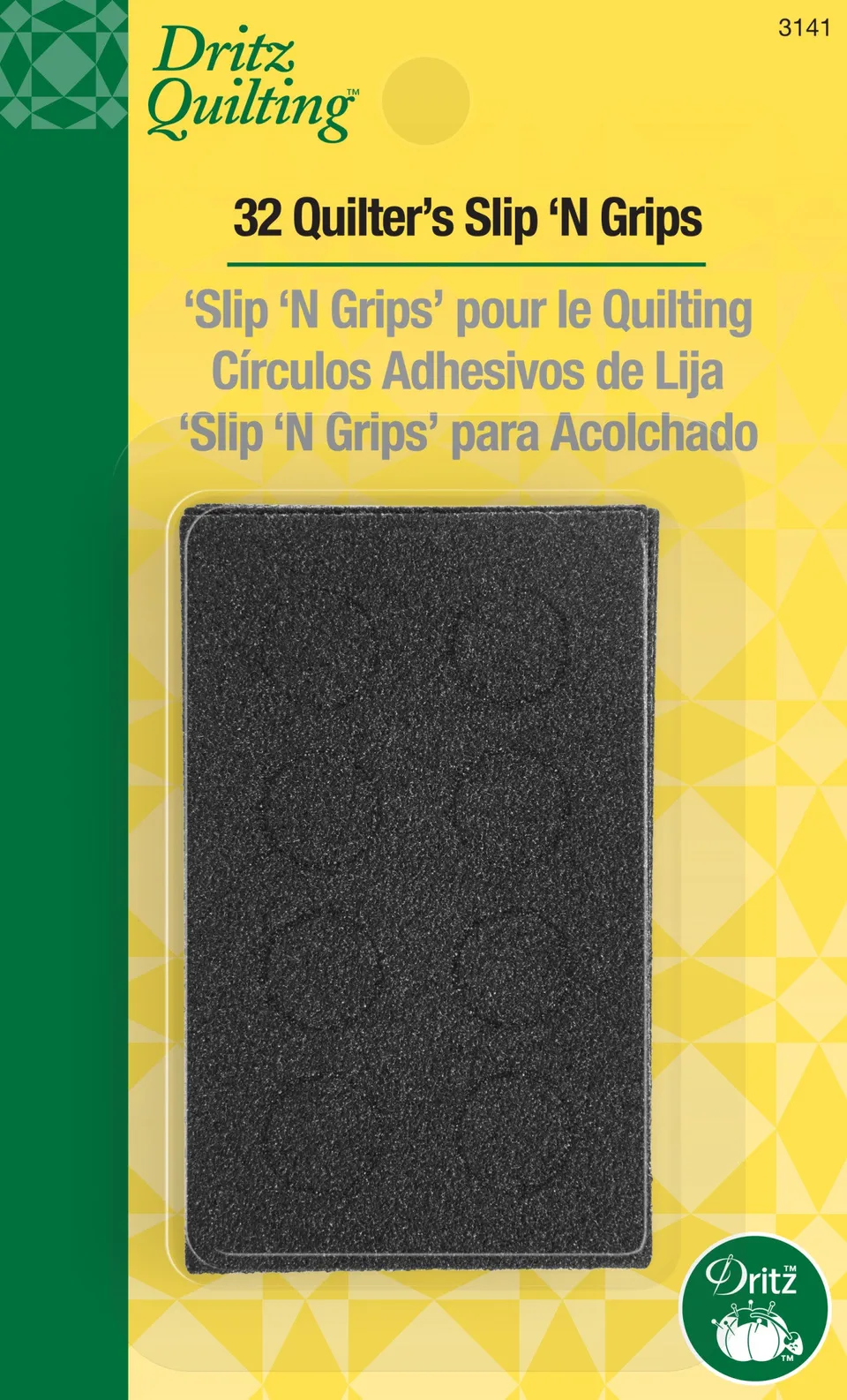 Dritz Quilting Slip N Grips règle patchwork 32 pcs