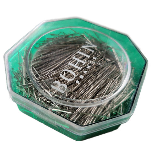 Bohin Épingles acier extra fines 32 mm tissu fin