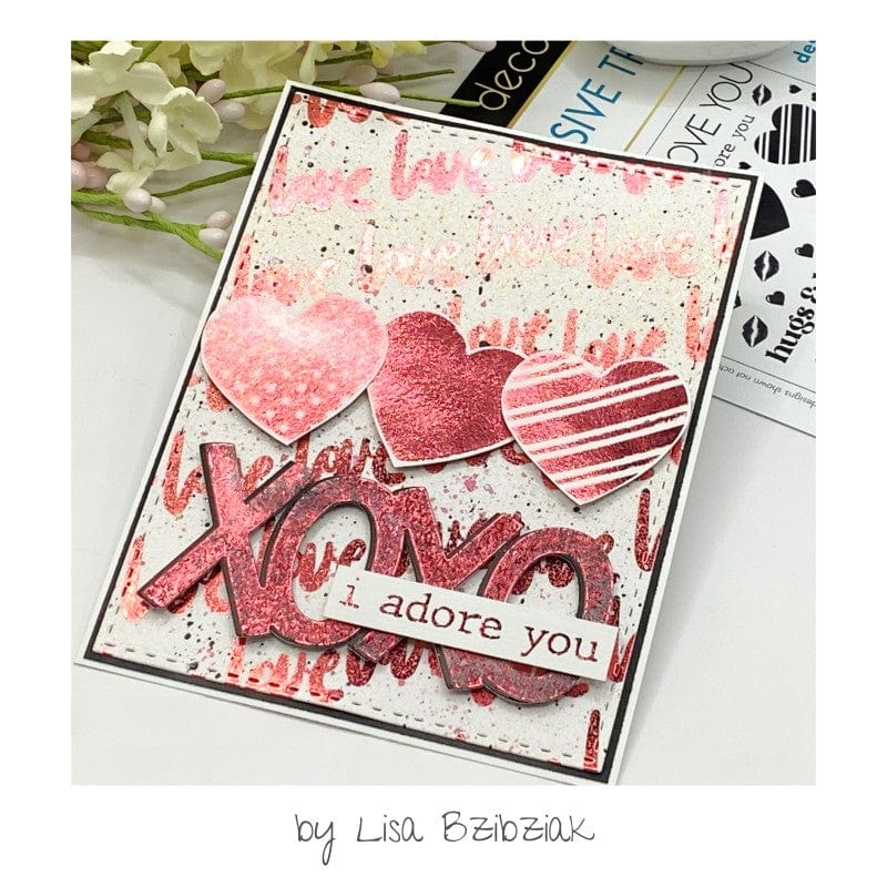 HeatnBond Deco Foil Endless Love feuilles toner A2 8 feuilles dentelle