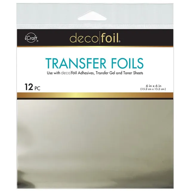 HeatnBond Deco Foil Birch feuille transfert 12 feuilles