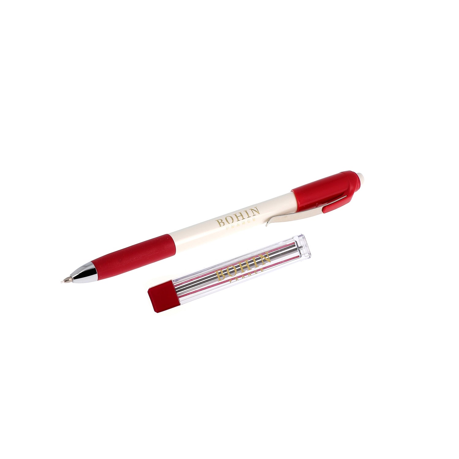 Bohin Marquage Crayon craie porte-mine 0,9 mm gris + 6 mines