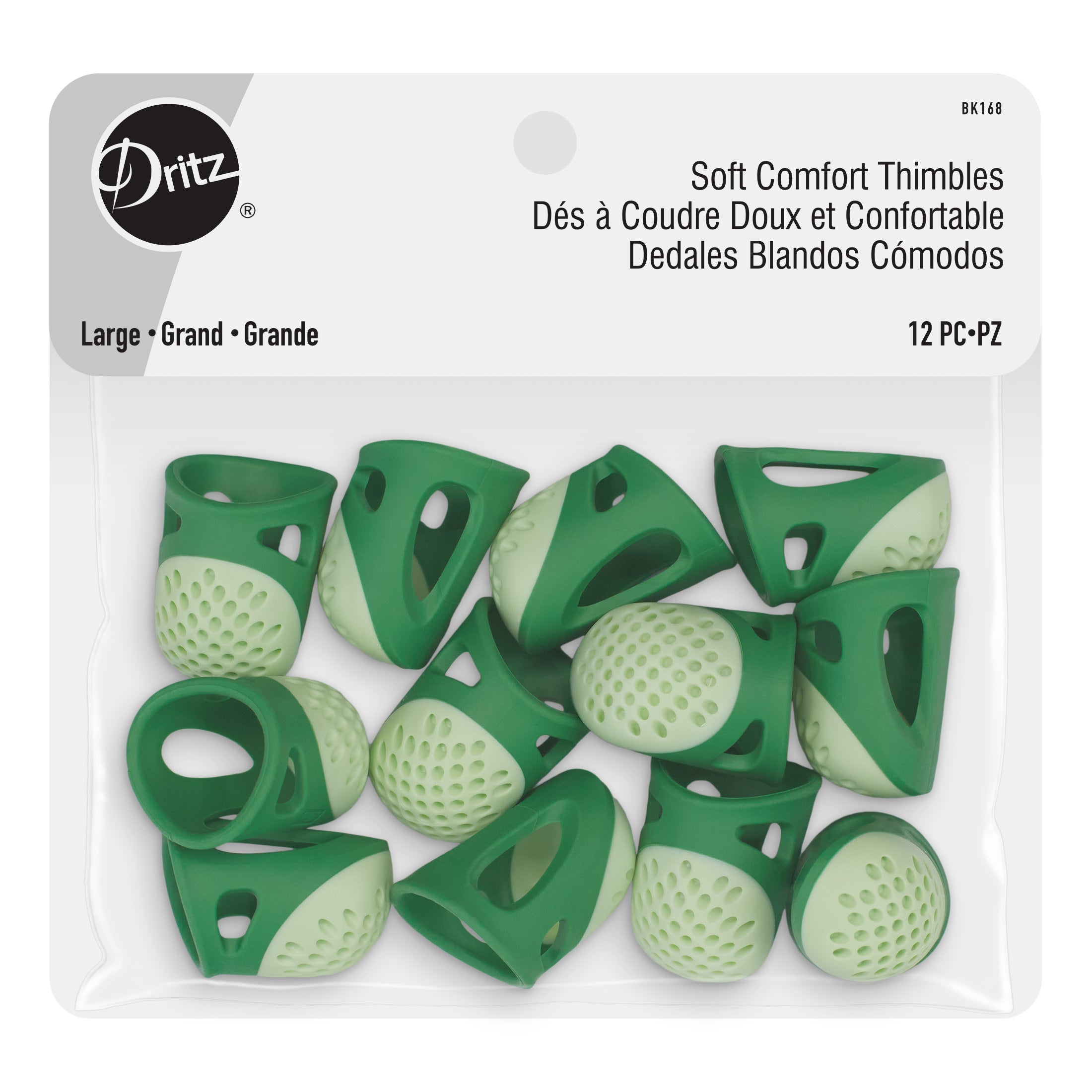 Dritz dé à coudre souple taille M x12 quilting