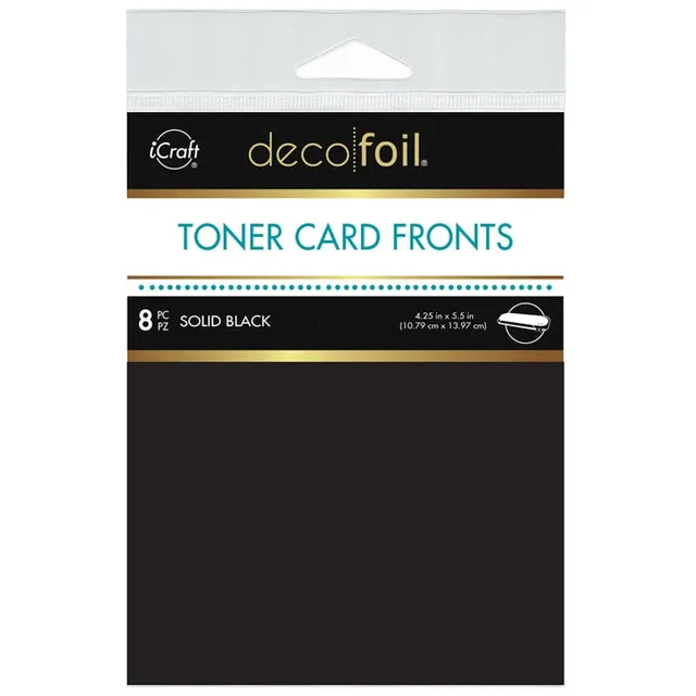 HeatnBond Deco Foil cartes toner noir A2 8 feuilles